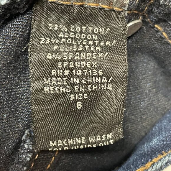 1822 Denim Womens Skinny Fit Stretch Jeans‎ Size 6 Medium Wash - Picture 5 of 10